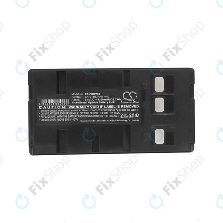 Batterie für Blaupunkt, Grundig, JVC, Metz, Panasonic, Philips, Siemens, 4200mAh, Ni-MH, 6V, HHR-V40, HQ