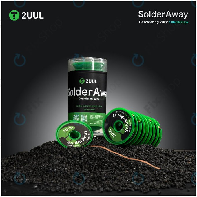 Entlötlitze, Solder Vampire, 2UUL DW11, 10 Rollen/Box