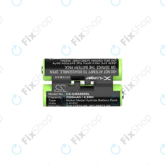 Batterie für Garmin Oregon 600, 650, Astro 320, 430 Striker 4, 2000mAh, Ni-MH, 2.4V, 010-11874-00, HQ