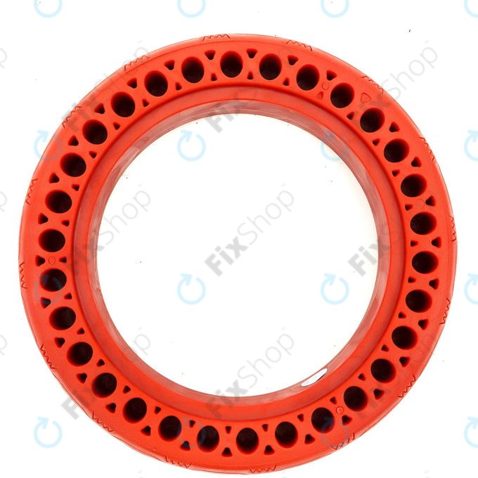 Xiaomi Mi Electric Scooter 1S, 2 M365, Essential, Pro, Pro 2 - Dauerhaft Schlauchloser Vollgummireifen (Typ 1) (Red)