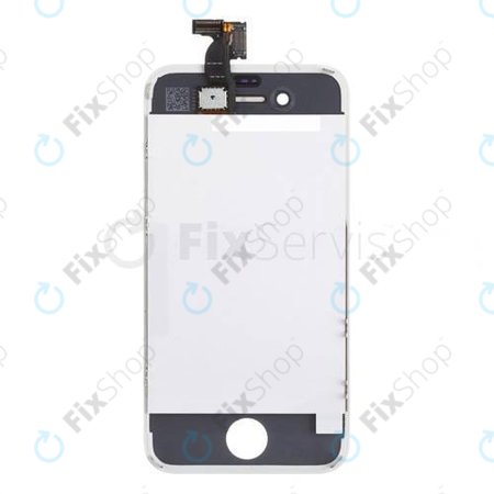 Apple iPhone 4 - LCD Display + Touchscreen Front Glas + Rahmen (White) TFT