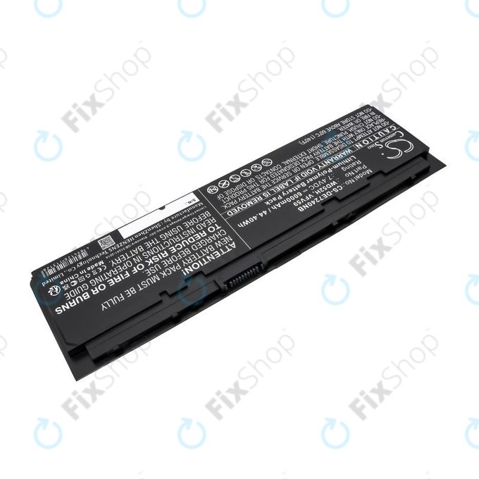 Akku batterie für Dell Latitude E7240, 7250, 12, 6000mAh, Li-Pol, 7.4V, VFV59, HQ