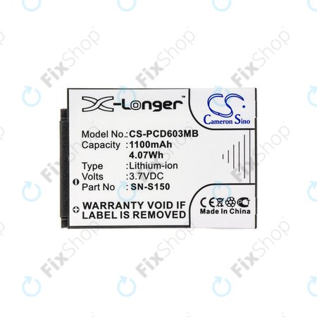 Batterie für Philips SCD 603, 1100mAh, Li-ion, 3.7V, SN-S150, HQ