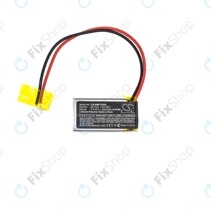 Sony WF-C500, WF-SB700, WF-SB700N, WF-XB700, WF-XB700N, WH-CH510 - Akku Batterie 621733, 1185-0911 220mAh HQ