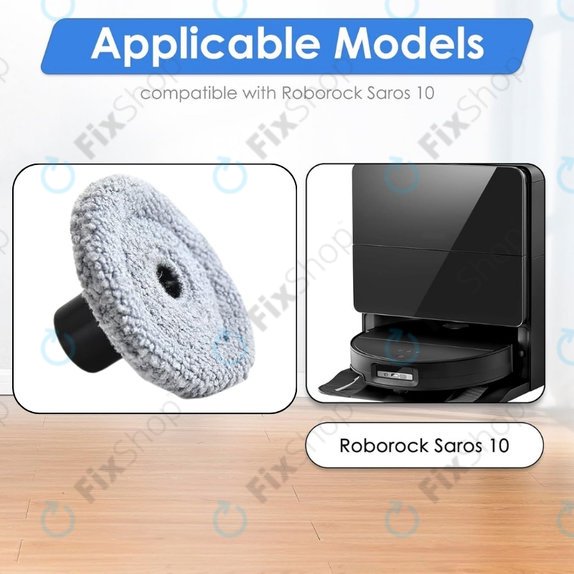 Xiaomi Roborock Saros 10 - Seitliches wischpad
