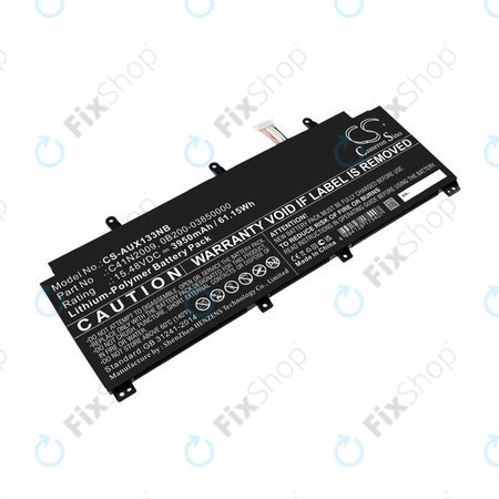 Akku batterie für Asus ROG Flow X13 GV301QE-K6008, 3950mAh, Li-Pol, 15.48V, C41N2009, HQ