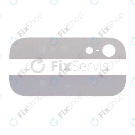 Apple iPhone 5 - Hintere Glas Leiste Schienen (White)