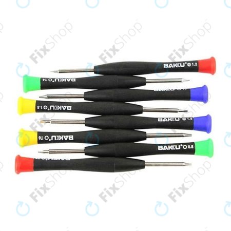 Baku BK-6108 - Schraubendrehersatz für Handys, Tablets und Laptops (8Stk.)