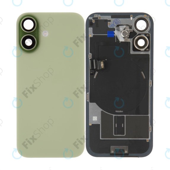 Glas der Rückabdeckung für iPhone 17, Sage, Pulled A
