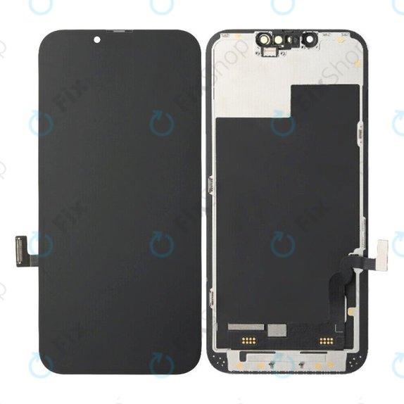 Display Soft OLED für iPhone 13, Touchscreen-Glas mit Rahmen, FixPremium