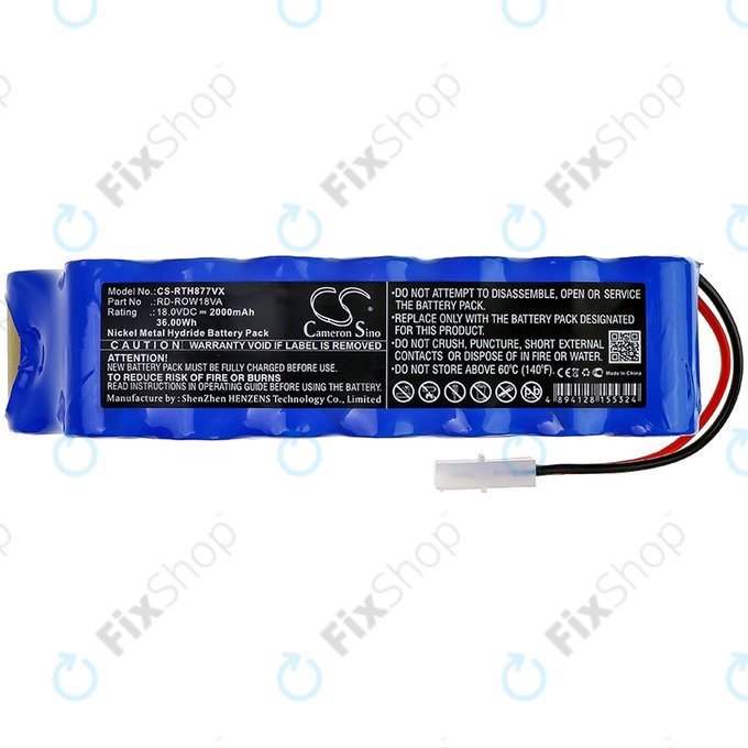 Rowenta Air Force Extreme - Akku Batterie RD-ROW18VA Ni-MH 18.0V 2000mAh HQ