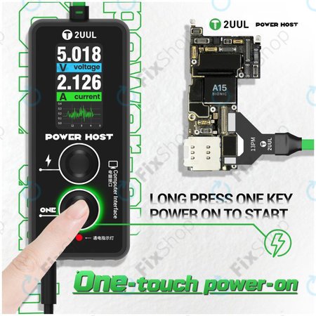 Digitaler USB-C Spannungs- und Stromtester (Power Host), 2UUL PW15