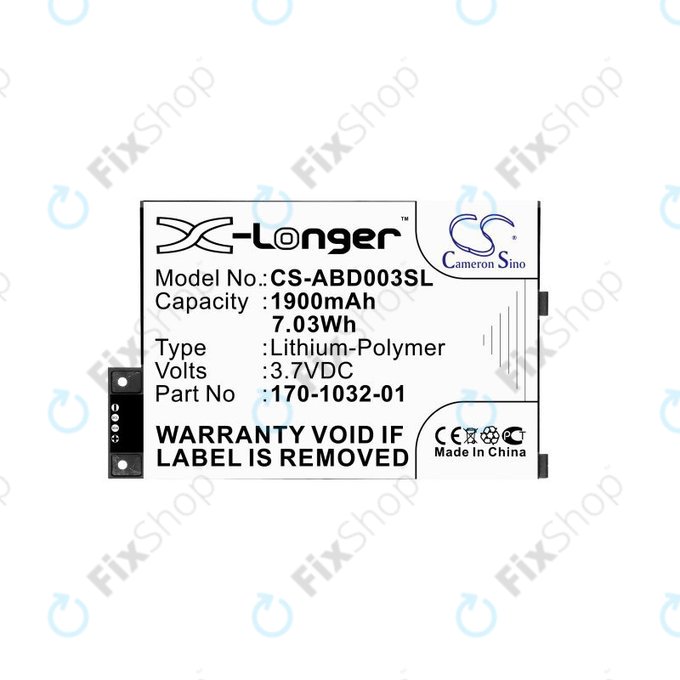 Amazon Kindle 3, 3 Wi-fi, 3G, Graphite - Akku Batterie 170-1032-01, S11GTSF01A 1900mAh HQ