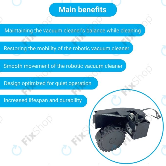 Roidmi EVE Plus - Rad mit Motor (Rechts) (Schwarz)