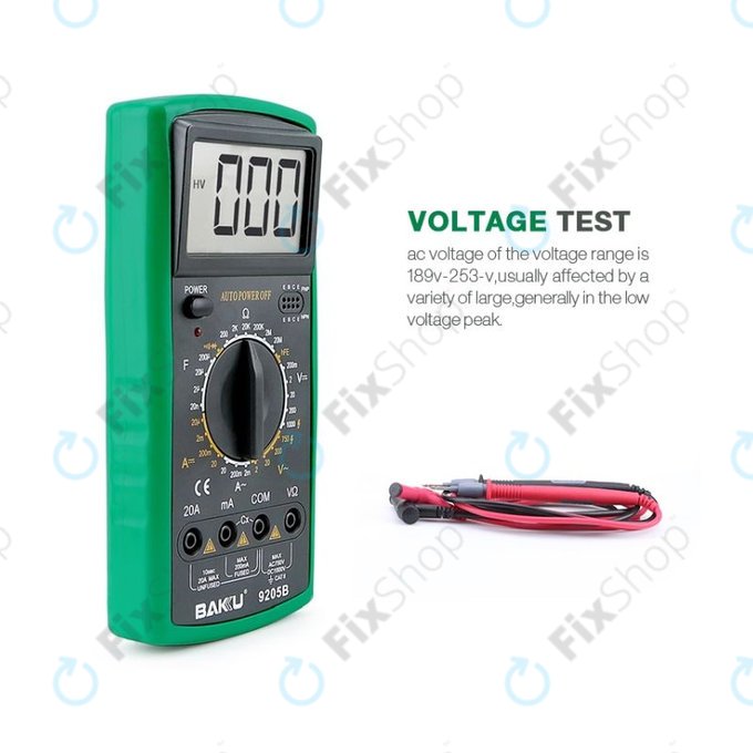 Baku BK-9205B - Professionelles Digitalmultimeter