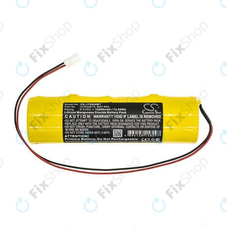 Batterie für Jablotron JA80A, 12000mAh, Li-MnO2, 6V, 2CR34615, HQ
