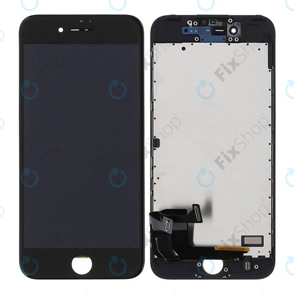 Apple iPhone 7 - LCD Display + Touchscreen Front Glas + Rahmen (Black) TFT