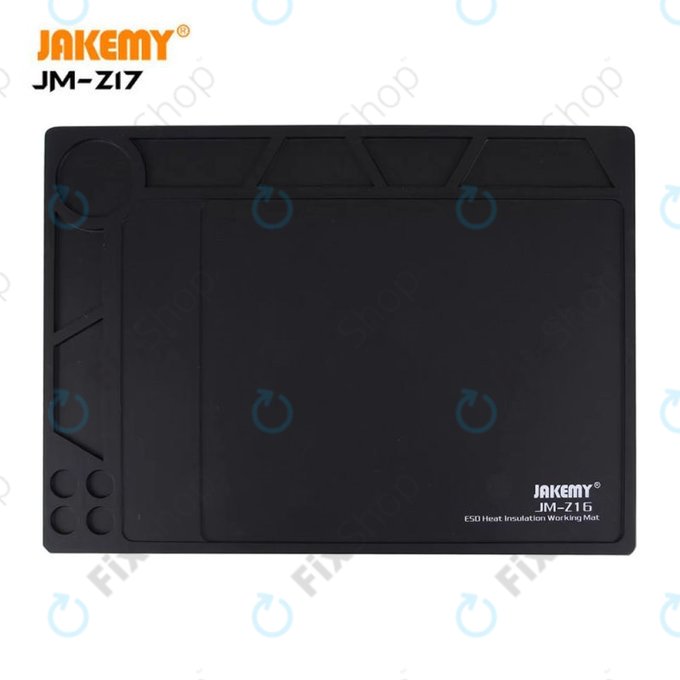 Jakemy JM-Z17 - ESD hitzebeständiges Silikonpad - 36 x 26cm + magnetisches Pad