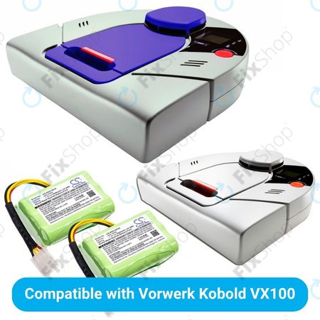 Vorwerk Kobold VX100 - Batteriepack 945-0006 Ni-MH 7.2V 3500mAh HQ