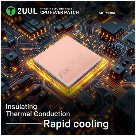 CPU Wärmeleitpad, Kühlung, 2UUL SC09, 17x15x1.5mm