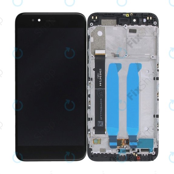 Xiaomi Mi A1(5x) - LCD Display + Touchscreen Front Glas + Rahmen (Black) - 5606100060B6 Genuine Service Pack