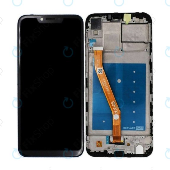 Huawei Honor Play COR-L29 - LCD Display + Touchscreen Front Glas + Rahmen (Black) TFT
