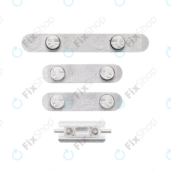 Apple iPhone XS - Einschalt- Silent Mode und Lautstärke Tasten (Silver)