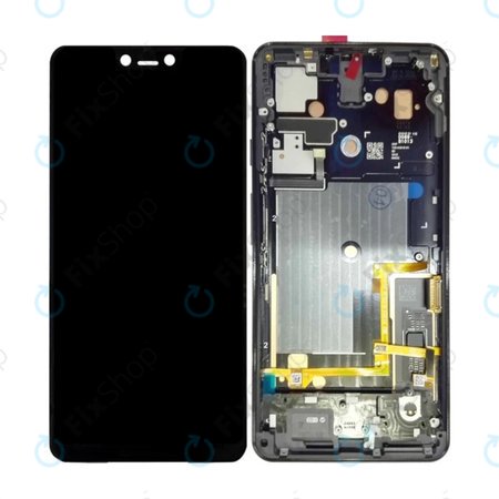 Google Pixel 3 XL - LCD Display + Touchscreen Front Glas + Rahmen (Just Black) TFT