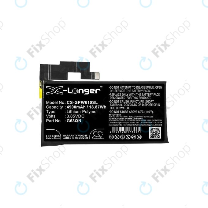 Google Pixel 6 Pro - Akku Batterie G63QN 4900mAh HQ