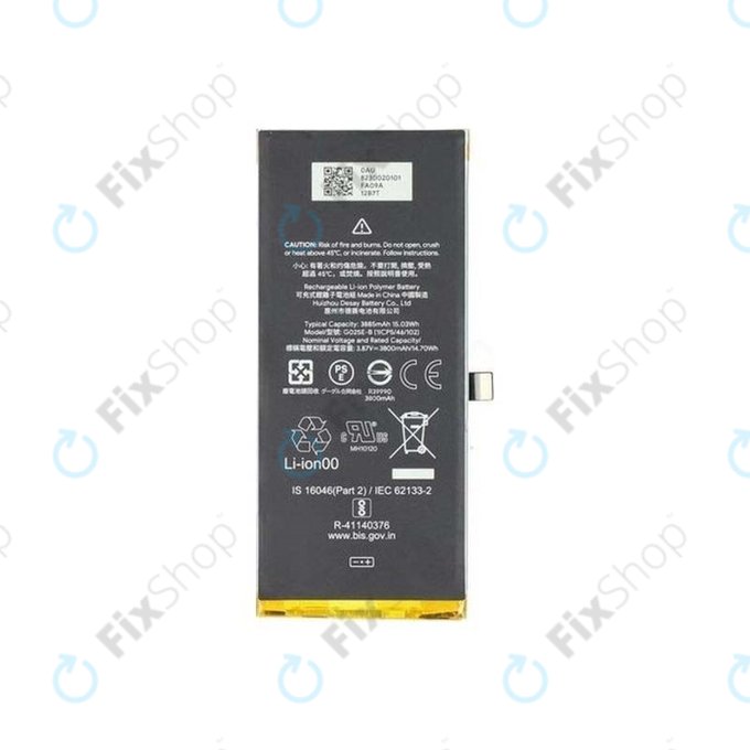 Google Pixel 4a 5G - Akku Batterie G025E 3885mAh - G823-00201-01 Genuine Service Pack