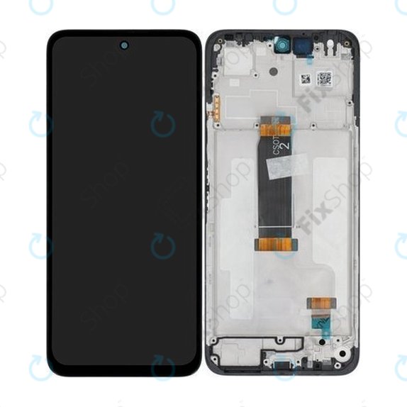 Xiaomi Redmi 13 4G, Redmi 13 5G, Poco M6 4G - LCD Display + Touchscreen Front Glas + Rahmen - 560001N19A00 Genuine Service Pack