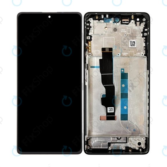 Xiaomi Redmi Note 13 5G 2312DRAABC - LCD Display + Touchscreen Front Glas + Rahmen (Stealth Black) OLED