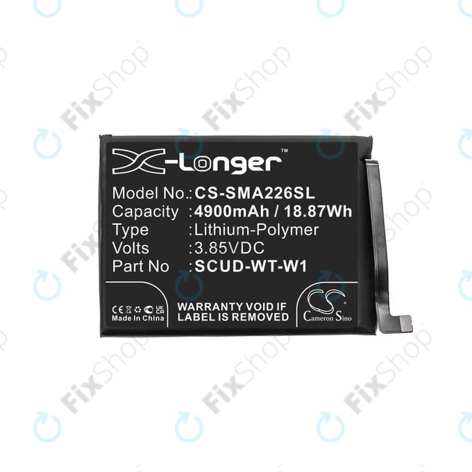 Akku Batterie für Samsung A22 5G A226B, 4900mAh, Li-Pol, 3.85 V, SCUD-WT-W1, HQ