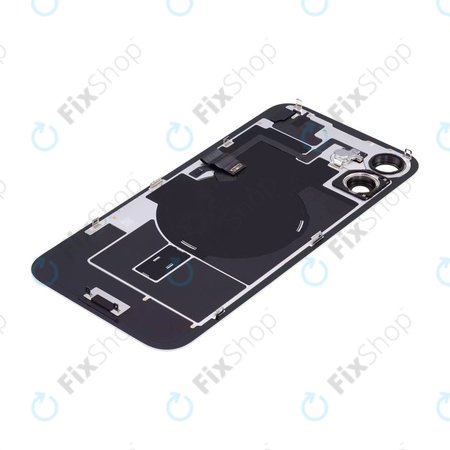 Apple iPhone 16 Plus - Rückgehäuseglas + Kameraglas + Metallplatte + Magsafe-Magnet (White)