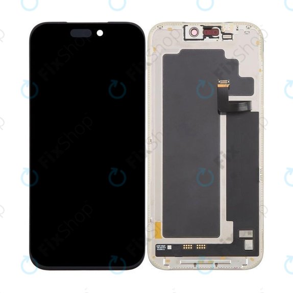 Display Soft OLED 120Hz für iPhone 17 Pro Max, Touchscreen-Glas mit Rahmen, FixPremium