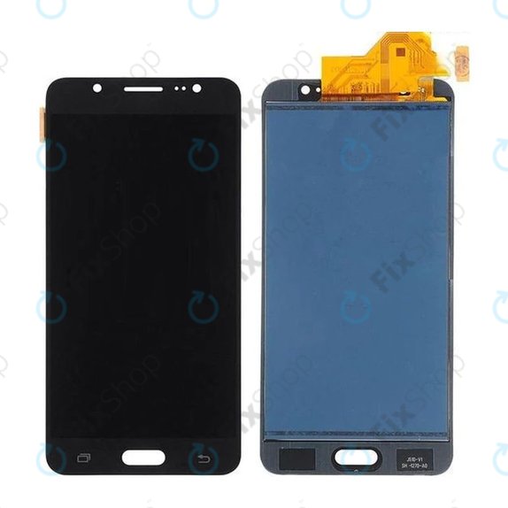 Samsung Galaxy J5 J510FN (2016) - LCD Display + Touchscreen Front Glas (Black) TFT