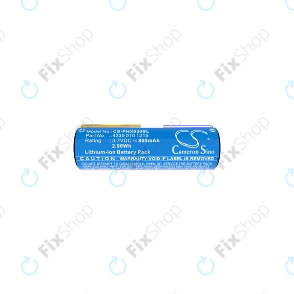 Batterie für Oral-B Genius X, Smart 6000, Philips Diamondclean, Easyclean, 800mAh, Li-Ion, 3.7V, 4235 010 13068, HQ