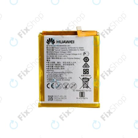 Huawei Honor 6X (BLN-L21) - Akku Batterie HB386483ECW 3340mAh - 24022033 Genuine Service Pack