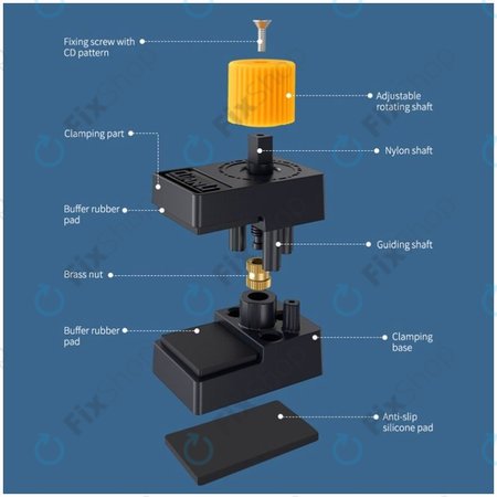 QianLi iClamp 2.0 - Kunststoffklammer mit Gummifüllung - Bereich 12mm (4Stk.)