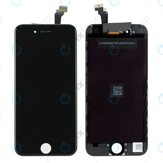 Display für iPhone 6, Black, Touchscreen-Glas mit Rahmen