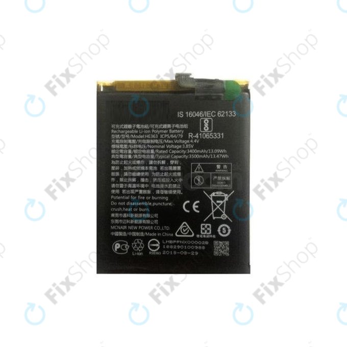 Nokia 8.1 (Nokia X7) - Akku Batterie 20PNX0W0004, HE362, HE363 3500mAh
