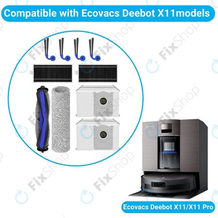 Ecovacs X11 Pro, X11 - Komplett-set