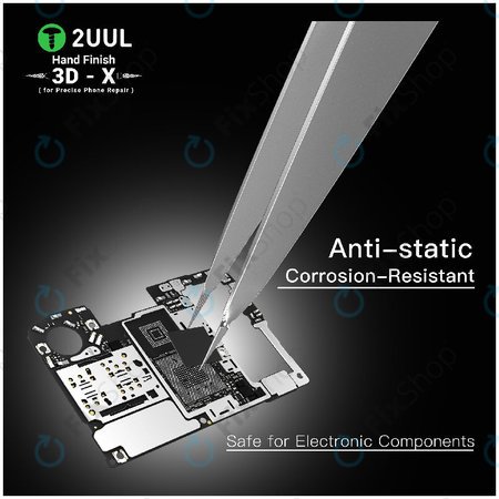 Präzisionspinzette, 3D-X handgefertigt, 2UUL TW02