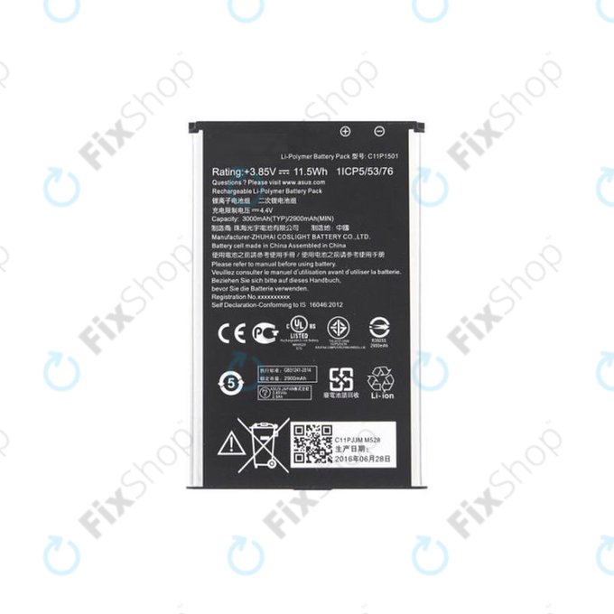Asus Zenfone Selfie ZD551KL - Akku Batterie C11P1501 3000mAh