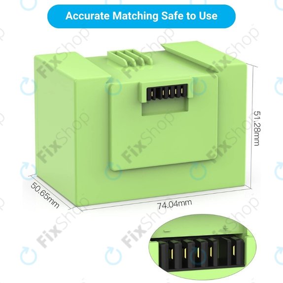 iRobot Roomba e-series, i-series - Akku Batterie ABL-D1, 4624864, ABL-D2 Li-Ion 14.4V 3000mAh