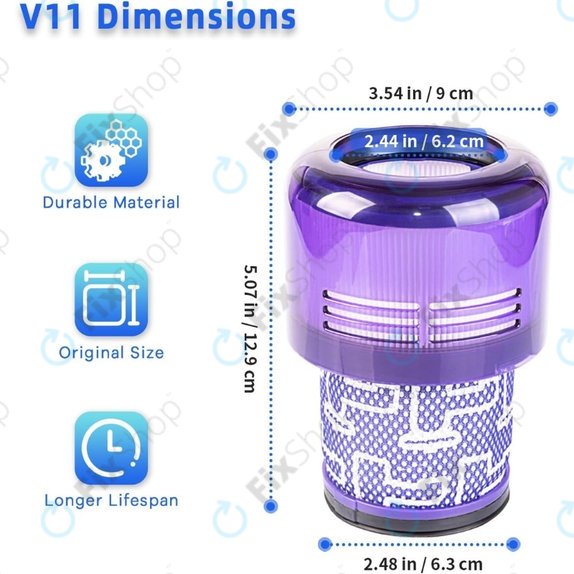 Staubfilter, 2 Stk. für Dyson V11, V15
