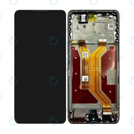 Honor Magic7 Lite - LCD Display + Touchscreen Front Glas + Rahmen (Jade Cyan) - 0235AMMN Genuine Service Pack