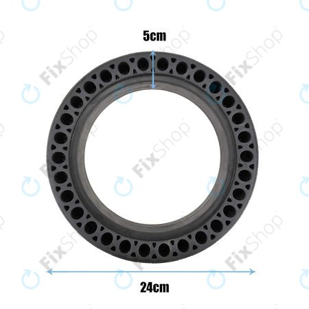Xiaomi Mi Electric Scooter 1S, 2 M365, Essential, Pro, Pro 2 - Dauerhaft, Schlauchloser Reifen (Typ 2) (Black)
