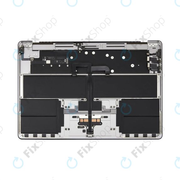 Oberer Tastaturrahmen für MacBook Air 15", A3114 (2024), mit US-Tastatur und Akku, Space Gray, 661-40266, Genuine Apple