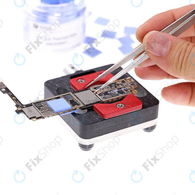 2UUL Vorgeschnittene Thermische Silikonpads - 12 x 12 x 1.5mm (100Stk.)